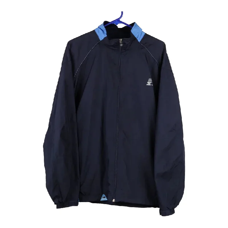 Starter Jacket - Large Navy Polyester