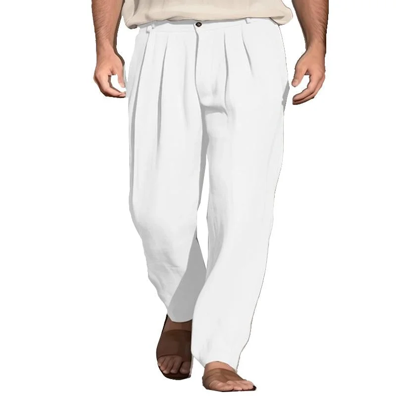 mens-linen-loose-solid-color-comfortable-breathable-casual-pants-40917513x