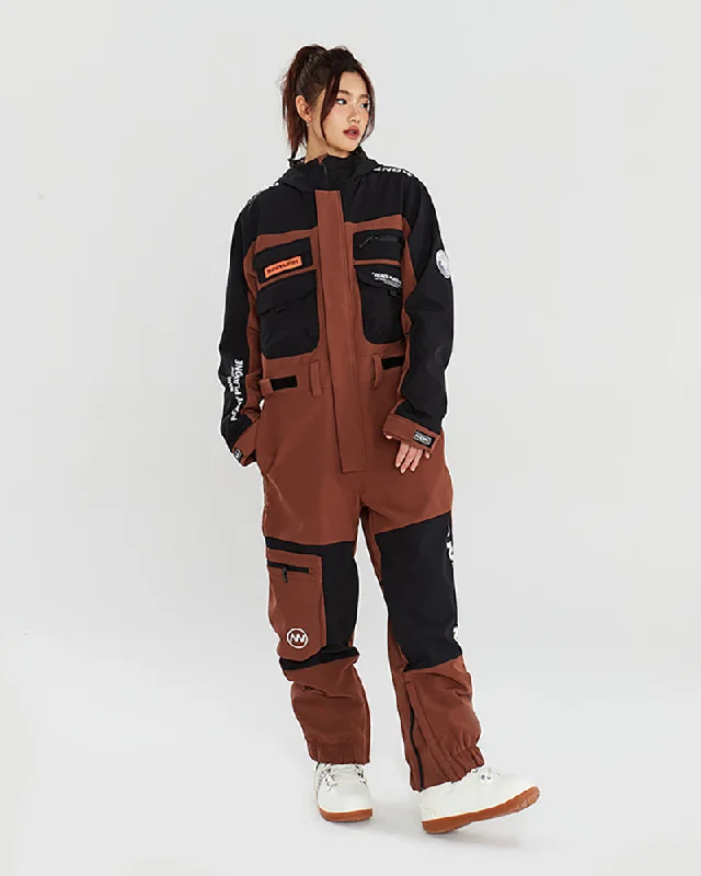 Ski Wear Snow Outfits Unisex One Piece Snow Suit